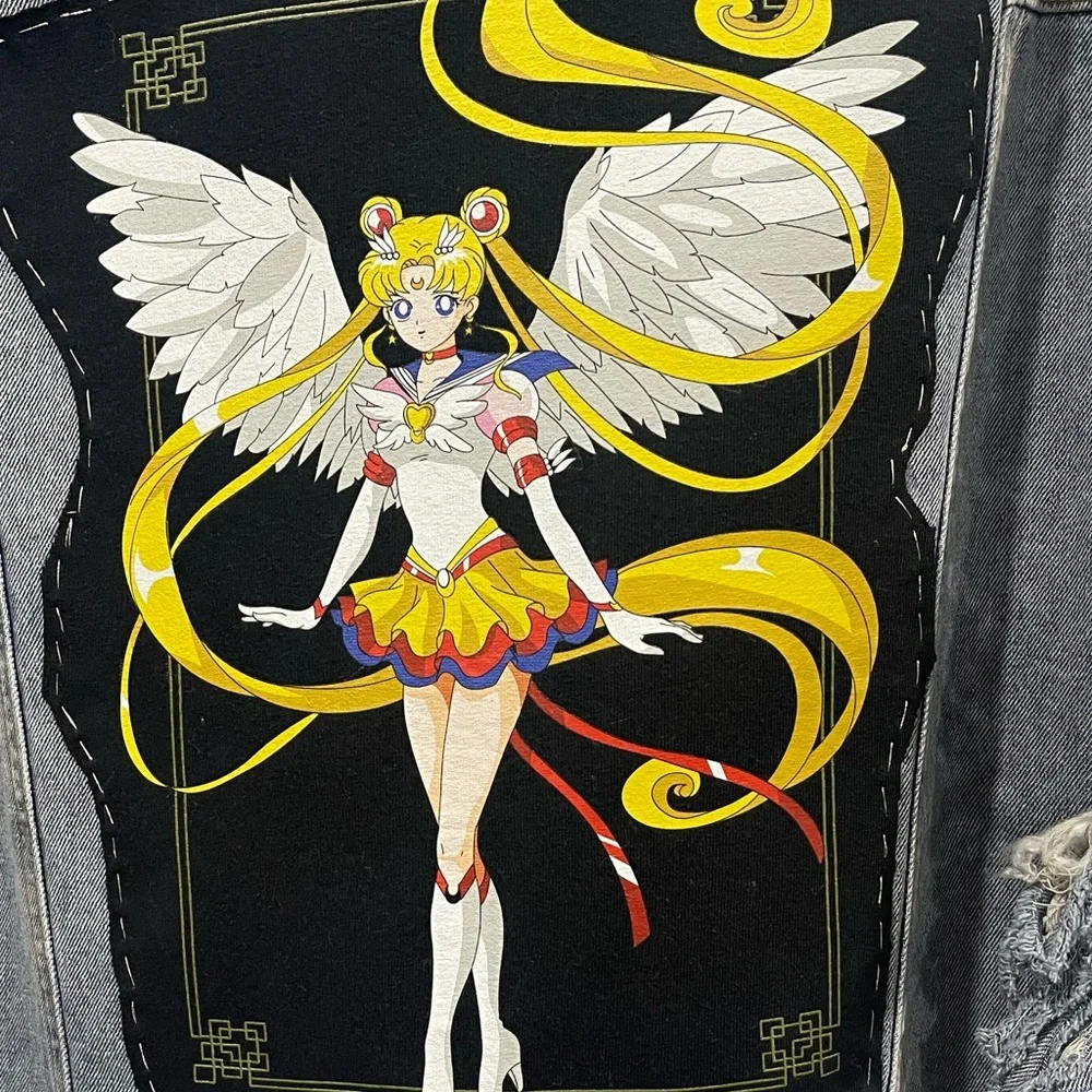 Upcycled Sailor Moon Jacket - Picture 3 of 7